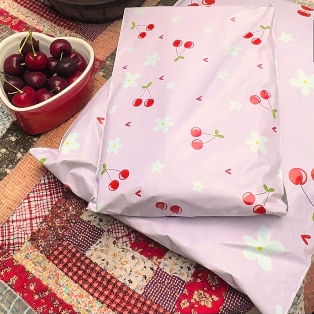 Cherries Poly Mailers 19x24 Pack of 10